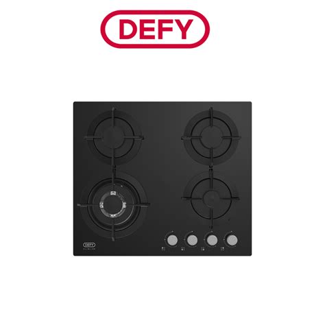 defy 60cm slimline gas on glass hob dhg604